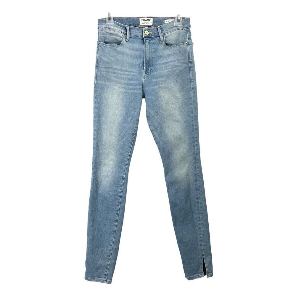 Frame Le‎ High Skinny Crop jeans Size 30 light wash